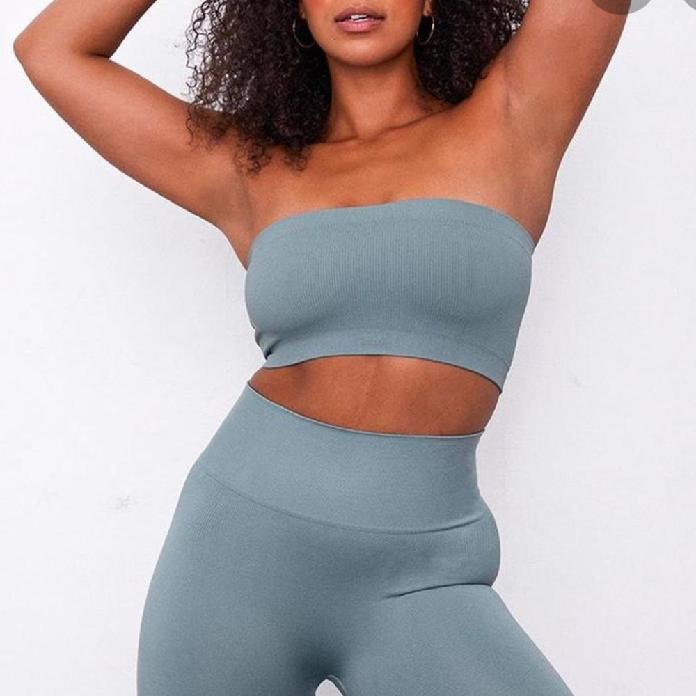 Set active MC collection tube top bra Large